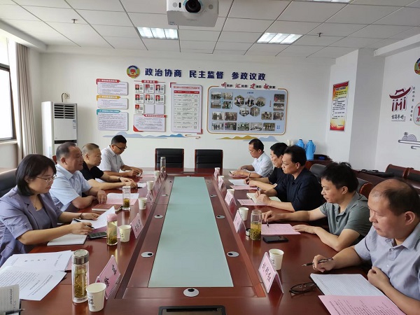 市政协副主席崔强率队赴滁州市来安县考察“两室建设”和“两商衔接”等工作